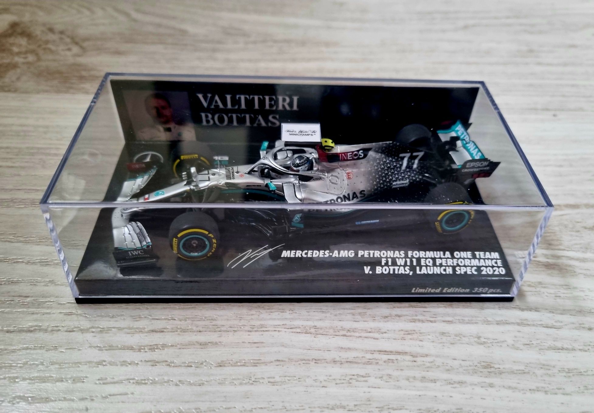 Mercedes AMG F1 V.Bottas Launch Spec 2020 1:43 Minichamps