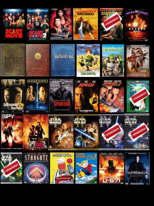 DVD's Originais (Títulos de O a Z)