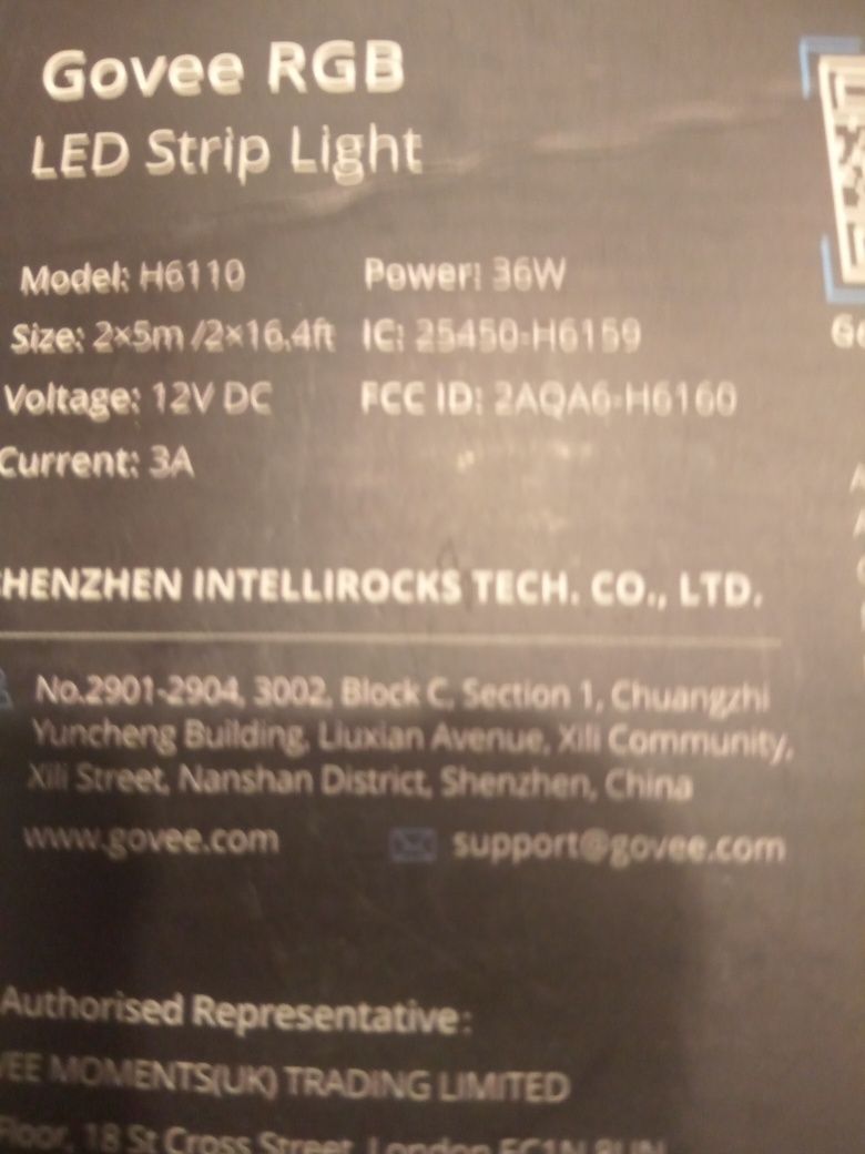 Taśma Govee LED Stip Light H6110