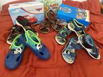 Sandalias menino calcado de verao tenis de agua