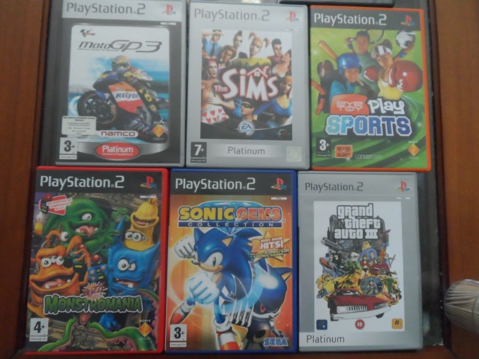 7 Jogos varios PS2