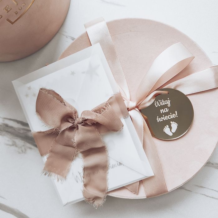 Zestaw prezentowy dla noworodka baby shower box prezent dziewczynka