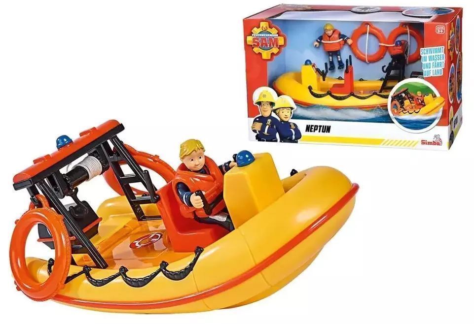 Zestaw do zabawy Strażak Sam Łódź ratownicza Simba 660038. Simba Toys