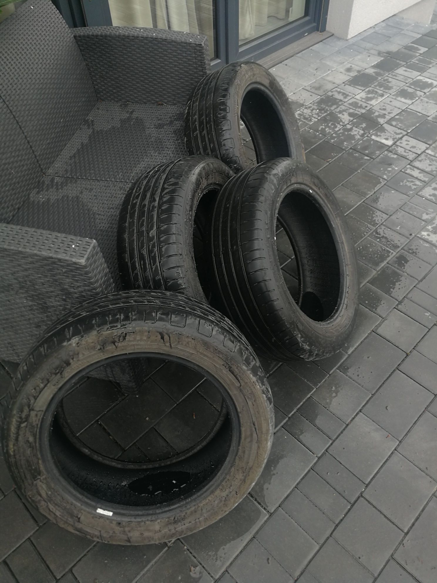 Opony letnie Goodyear Efficientgrip, 205/55/16, dot 17rok,stan dobry