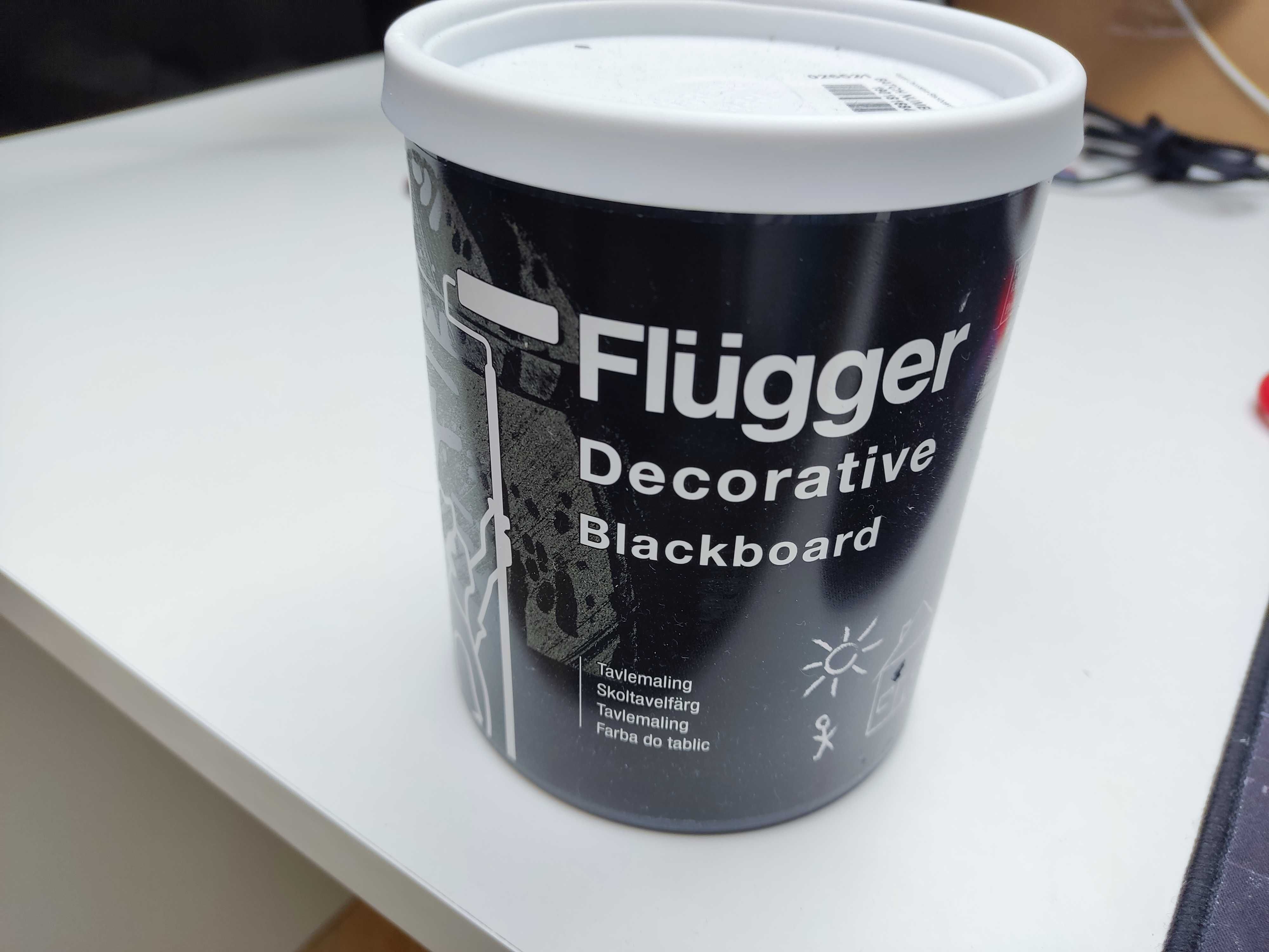 [NOWA] Flügger Blackboard 0,7L - farba tablicowa do wnętrz Flugger
