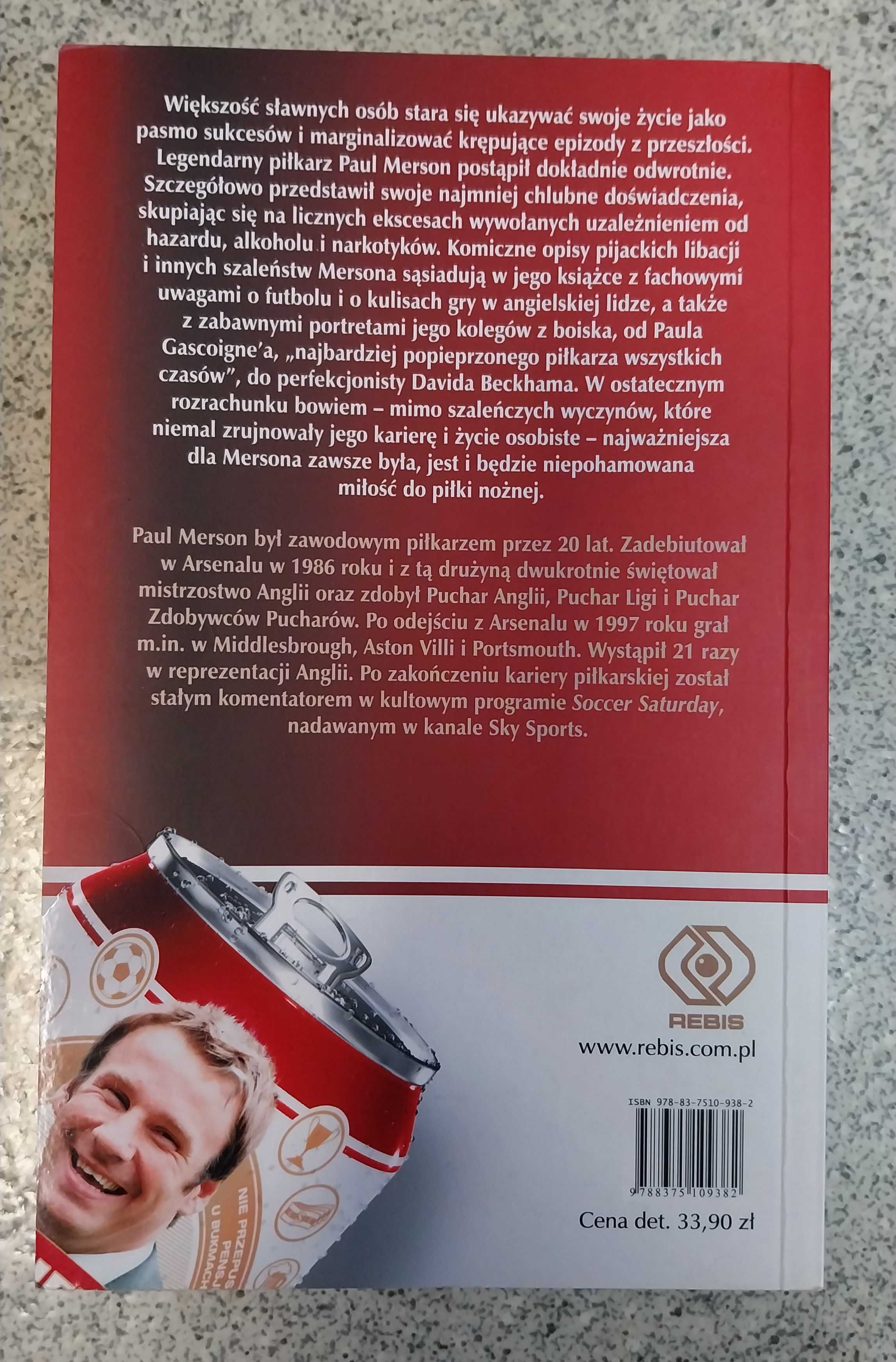 Książka Paul Merson - Jak nie być profesjonalnym piłkarzem
