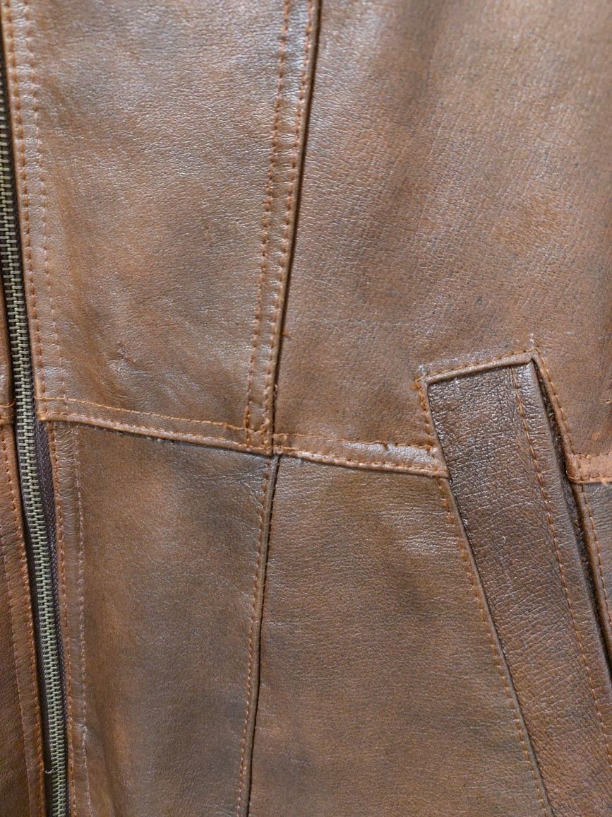 Куртка мужская из натуральной кожи L-XL