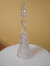 Garrafa de Cristal, 28cm, produzido na década de 80 na Polónia