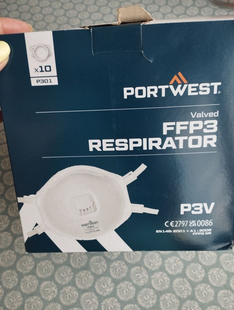 Embalagem de 10 máscaras FFP3