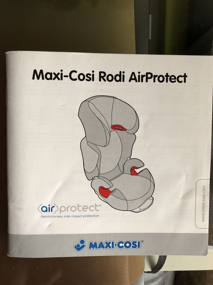 Maxi-Cosi Rodi AirProtect usada, cadeira auto excelente estado.