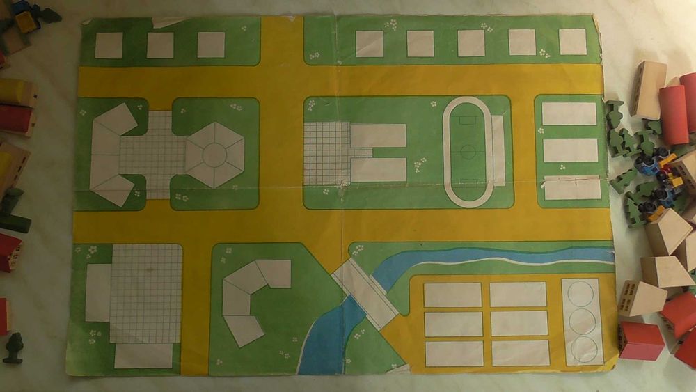 Конструктор СРСР Молодий архітектор деревина, 63 елементи