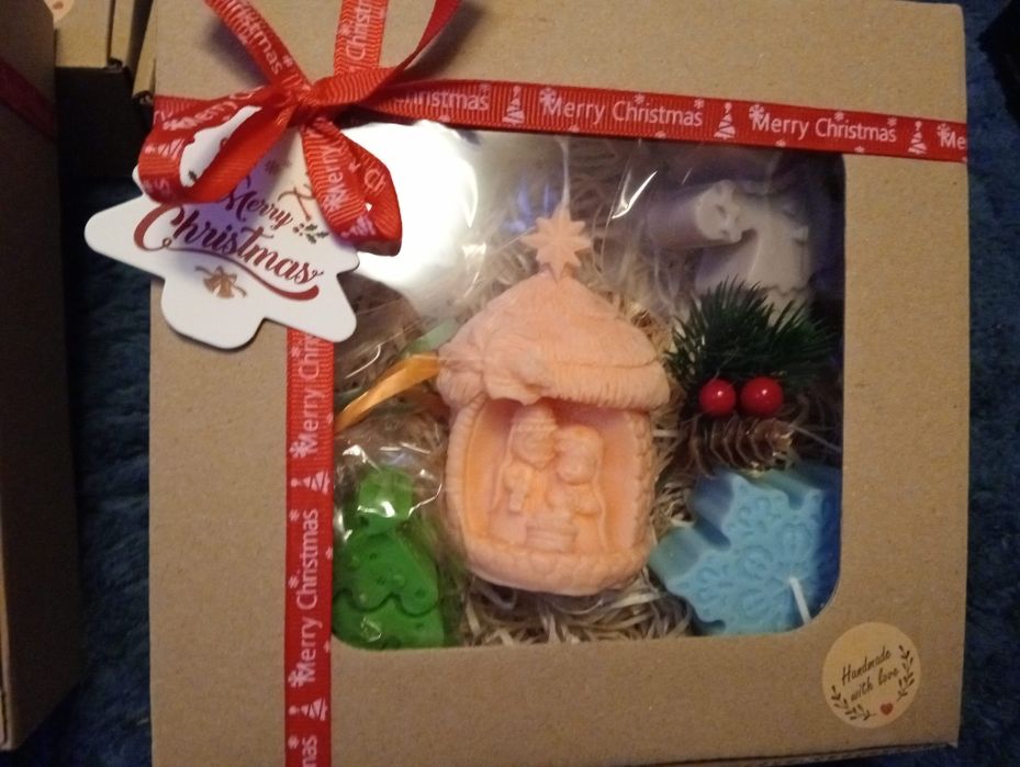 Zestaw świąteczny mydełek