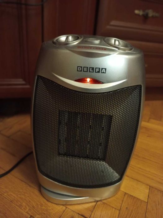 Тепловентилятор Delfa 1500Вт.потужності з обертанням,стан чудовий!