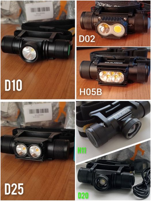 Налобный фонарь Boruit D25 D10 H11 H05B Type-c Новый! Оригинал! Ліхтар