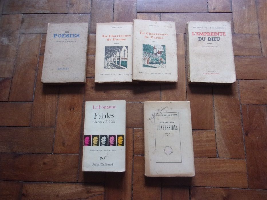 Livros antigos em francês