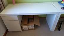 Secretária IKEA MALM 140x65