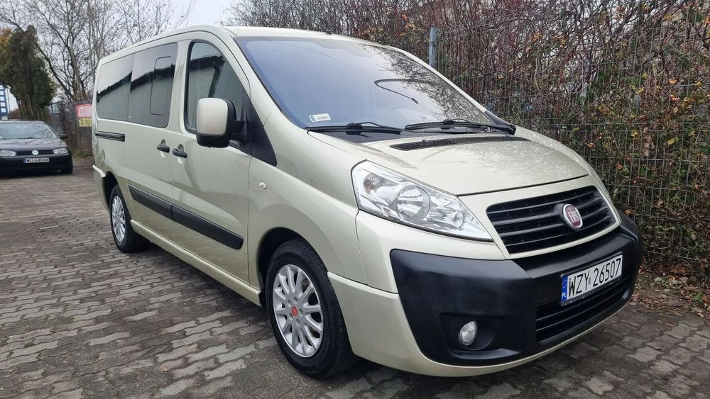 Fiat Scudo PANORAMA Salon Polska 8 osób  2.0 136KM 258tys km Climatronic Bez rdzy