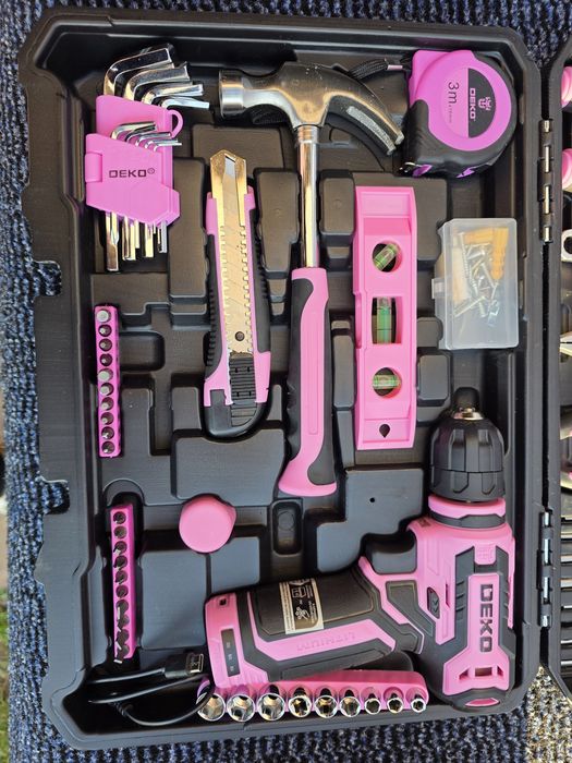 Набір інструментів DEKO + шуруповерт для дому. Ідеально на подарунок