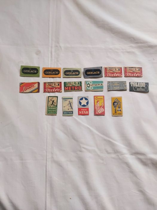 Stare etykiety zyletki