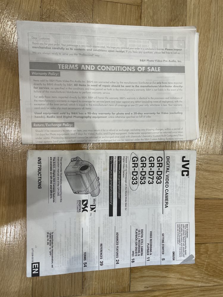 Kamera JVC na kasety miniDV - 100% sprawna