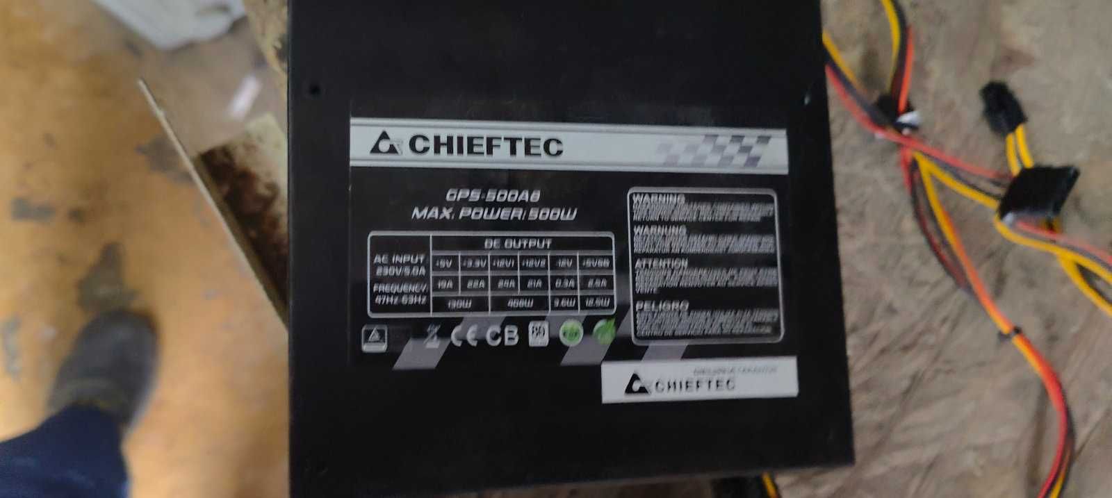 Блок питания БП Chieftec GPS-500A8 500 W / 500 Вт