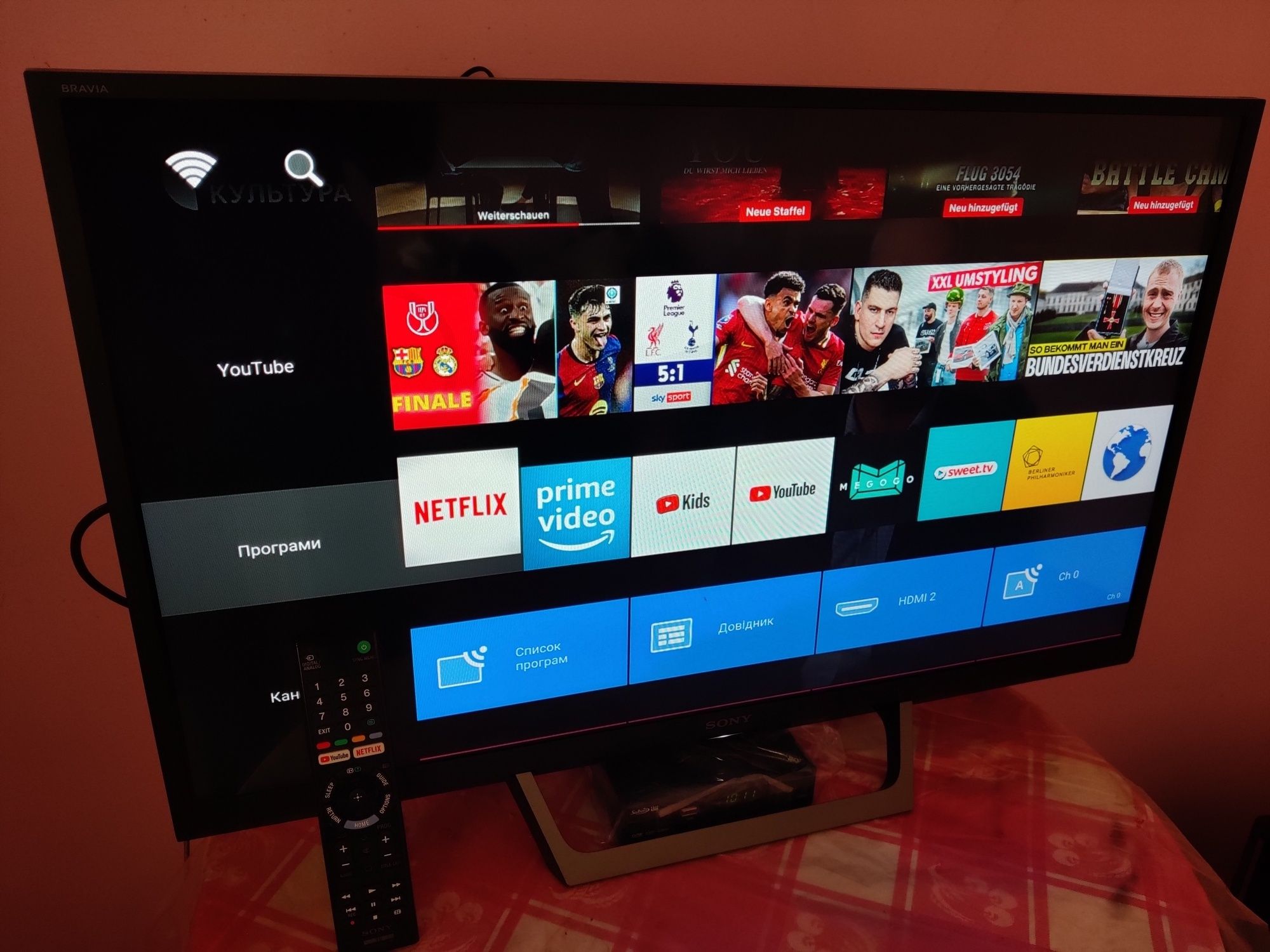 SONY BRAVIA 32" Smart з Німеччини