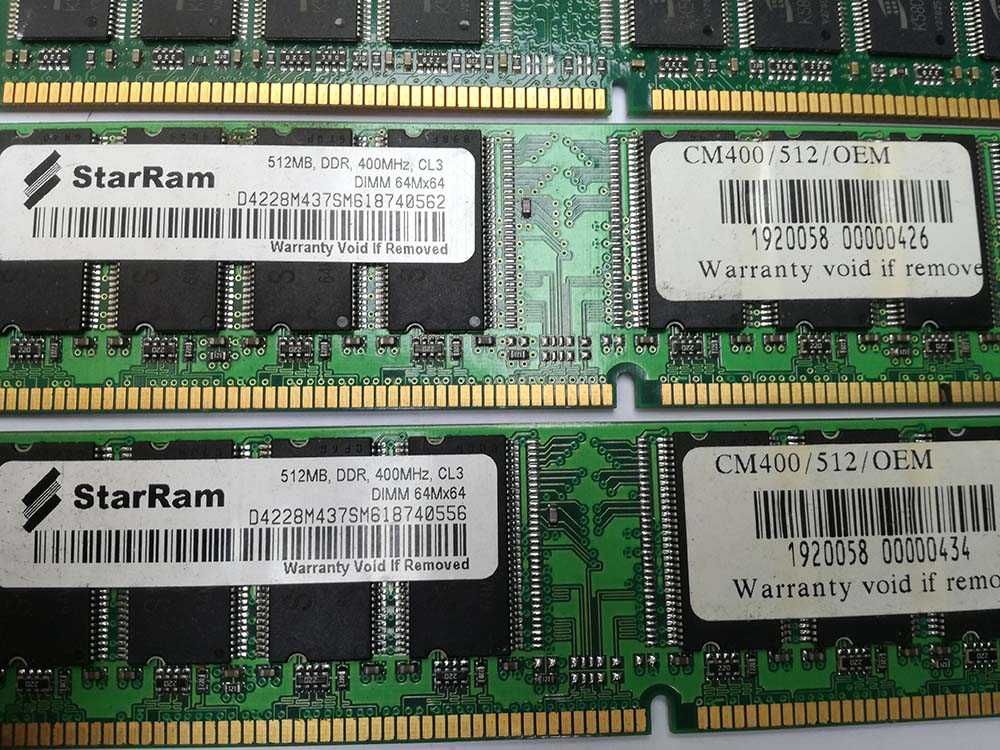 Memórias PC RAM  Ideal para retro vintage gaming PC