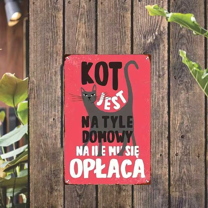 Nowa metalowa tablica