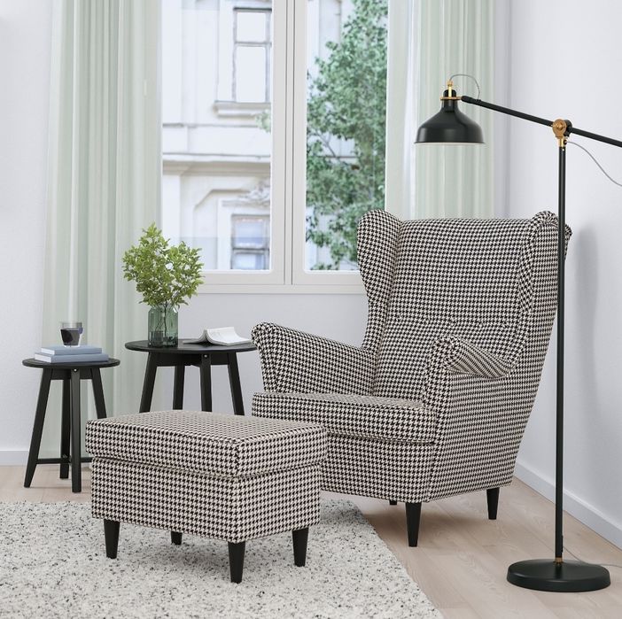 Fotel uszak IKEA Strandmon Vibberbo