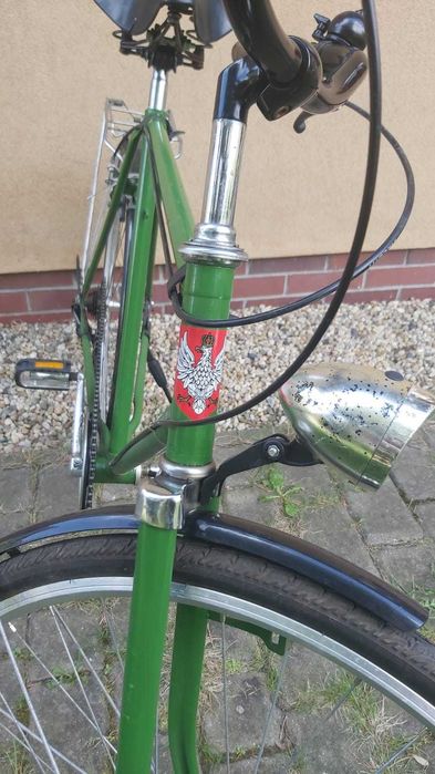 Piękny rower retro - odnowiony miejski klasyk