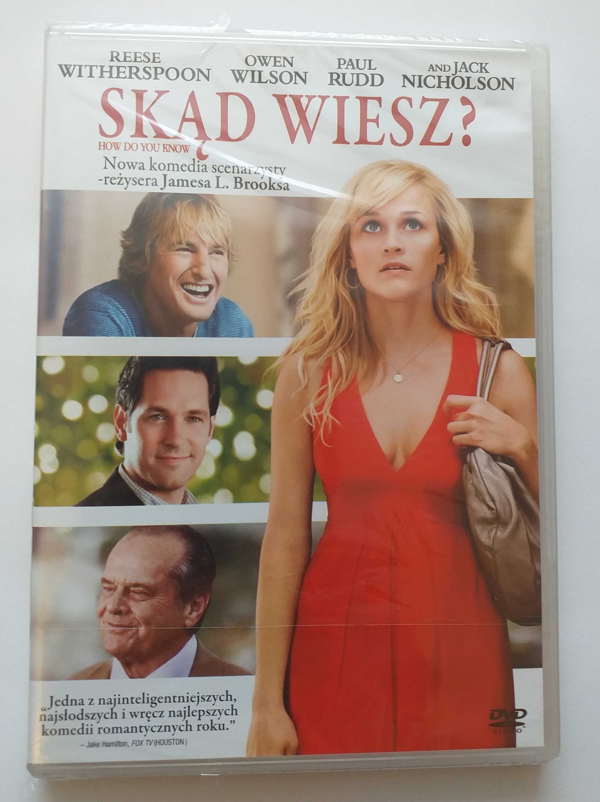 Skąd wiesz (DVD) Reese Witherspoon, Owen Wilson, Jack Nicholson