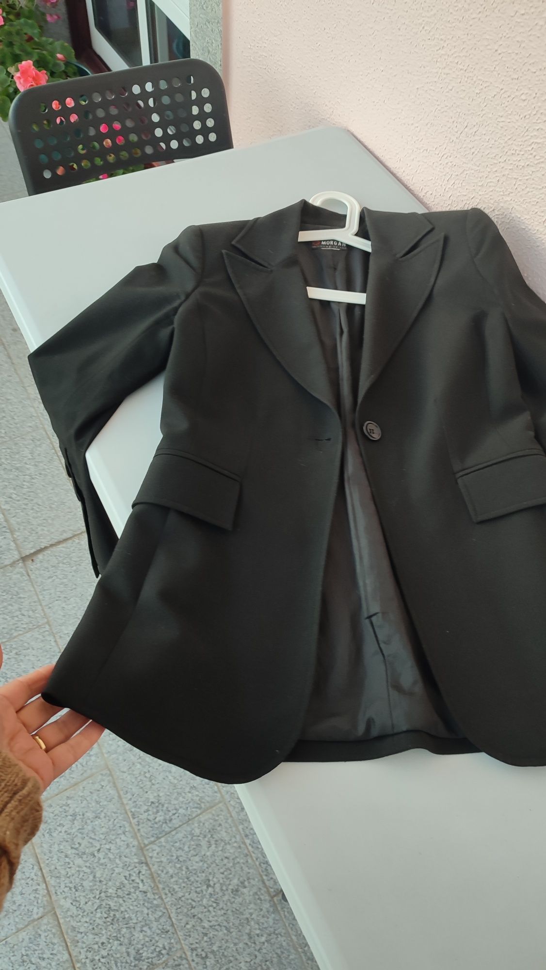 Blazer preto de senhora