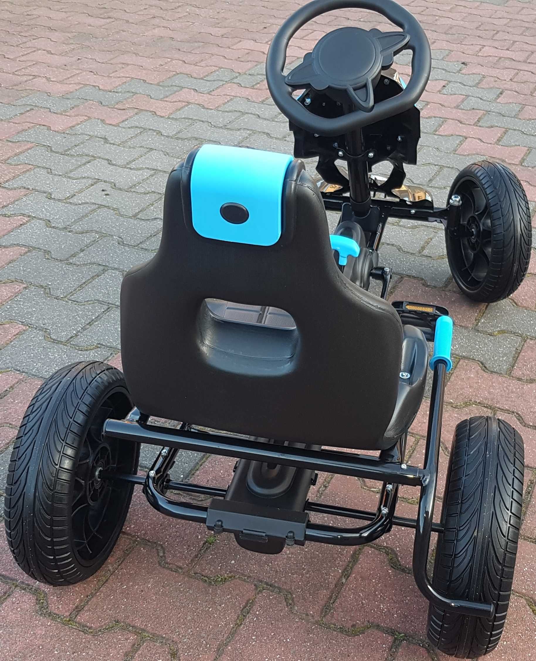 Gokart dla dziecka 5-12 lat na pedały cztery koła duży nie użyty