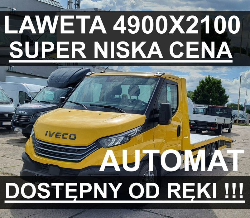 Iveco Daily 35S18A8H V  Automat Laweta Platforma 4900 X 2100 Super Niska Cena Od ręki !! !!