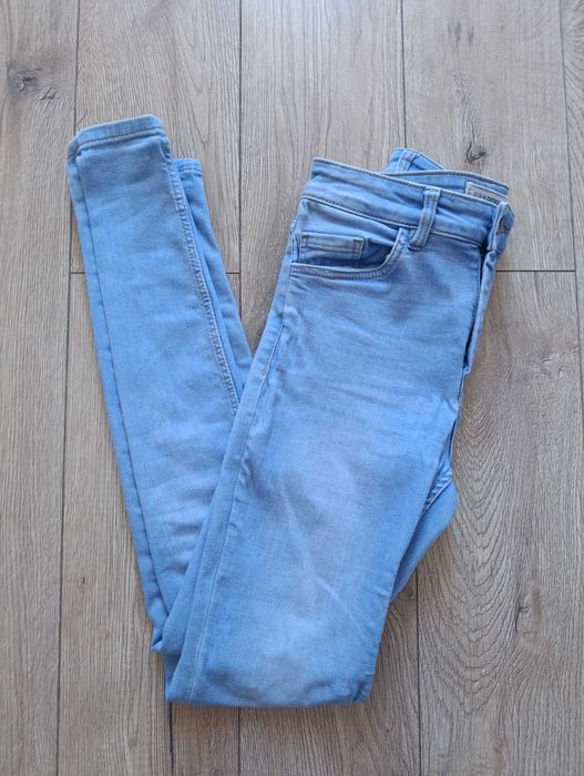 Jeansy skinny z wysokim stanem