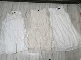 Biała sukienka L