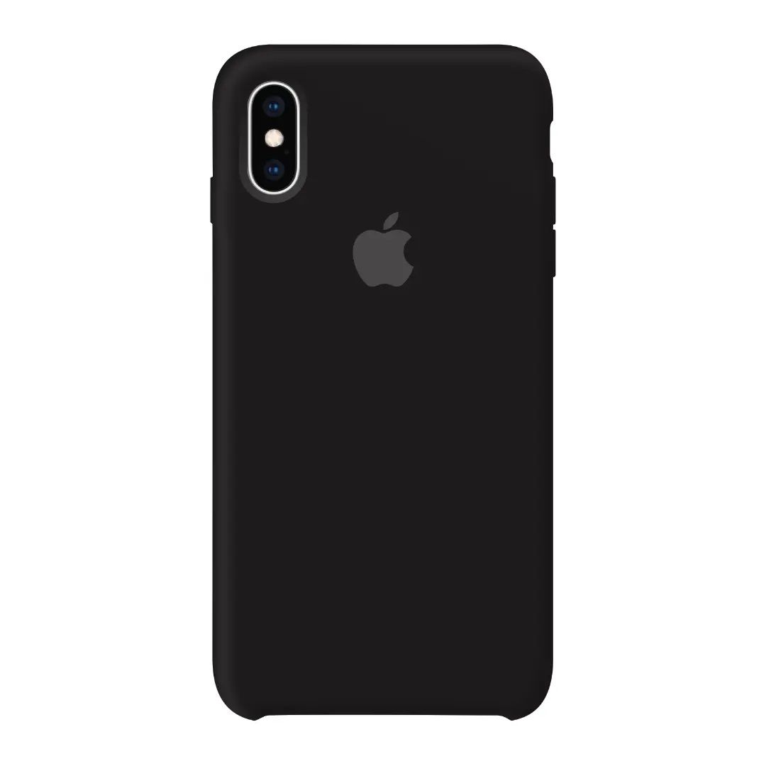 Силиконовый чехол Apple Silicone Case Black (Черный) для iPhone X /10