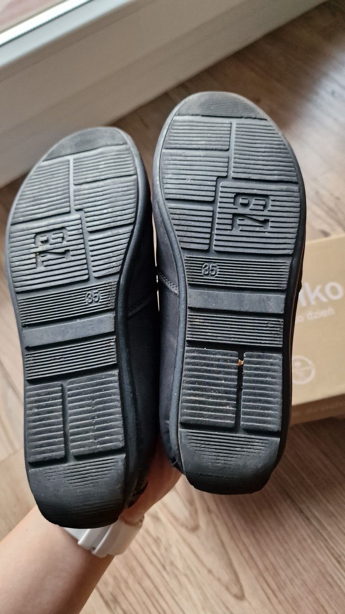 Buty chłopięce pantofle, do komunii skórzane r 35 dl 22cm Wojtylko