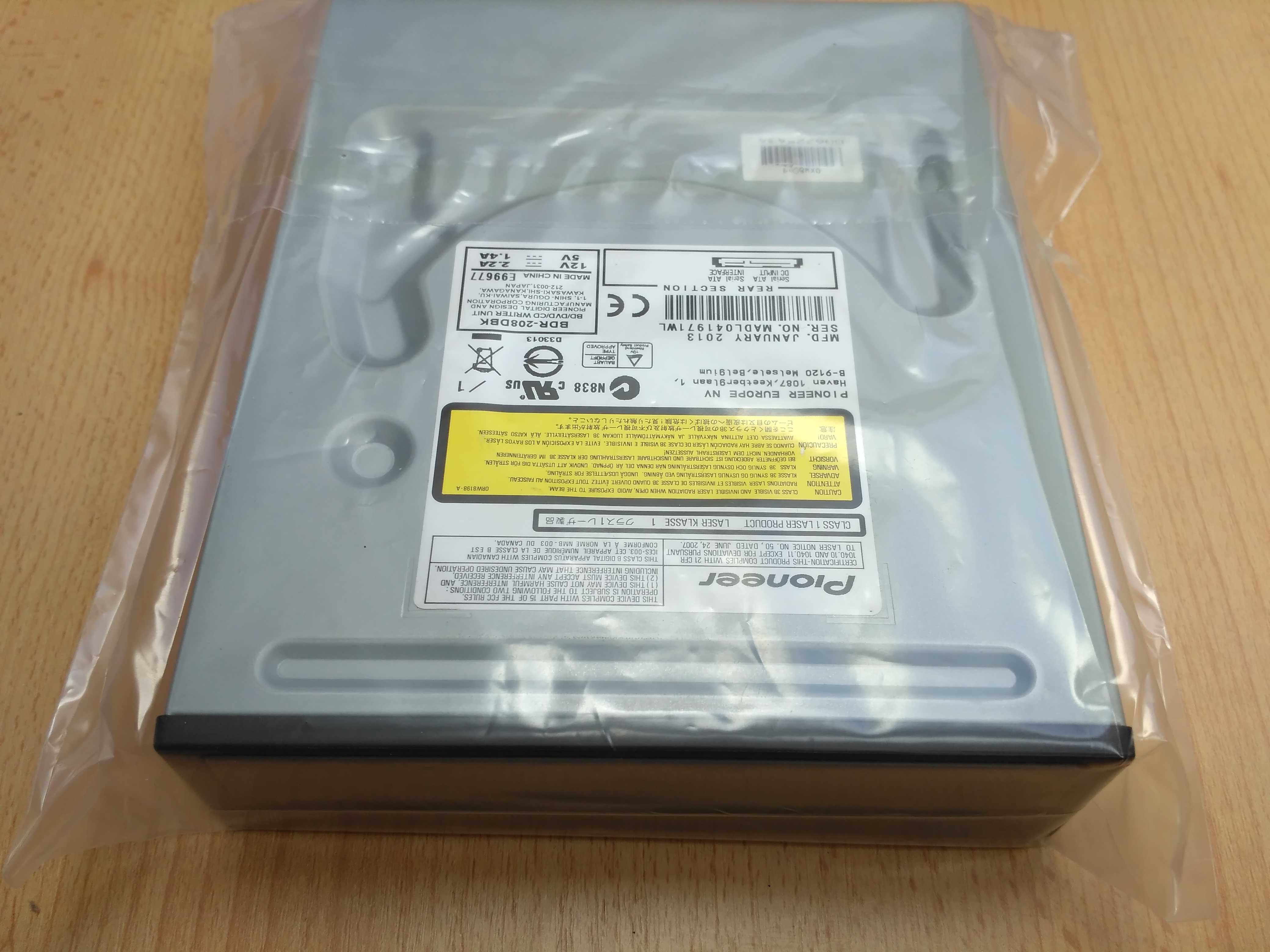 Pioneer BDR-208 DBK  Nagrywarka BluRay Nowa !!!
