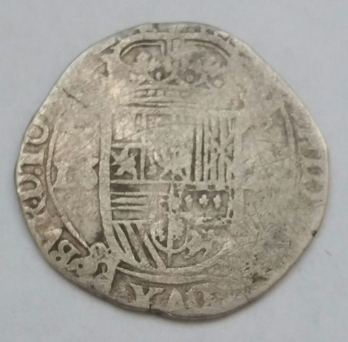 D, stara moneta escalin Nederlandy Holandia ok 1622 Philip IV starocie