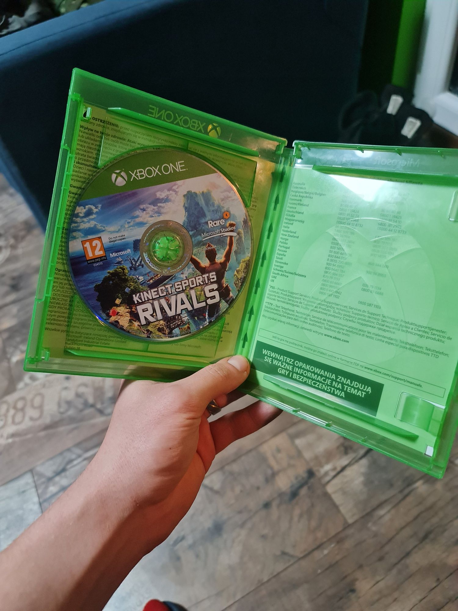 Kinect Sports Rivals po polsku xbox One po polsku kręgle kinect xone