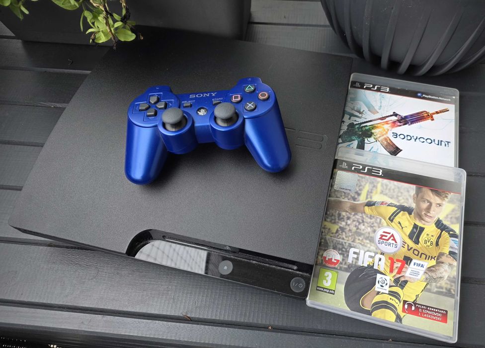 Konsola SONY PlayStation 3 PS3 SLIM 320GB Pad HDMI CECH-3004B FIFA 17
