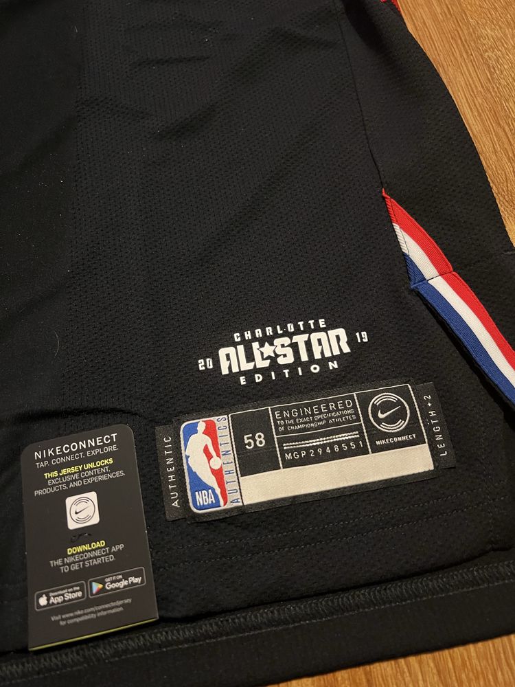 2019 NBA All-Star Game Lebron Team Vaporknit Black Jersey Blank NEW