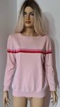 Woolovers sweter bawełniany bawełna + wełna + kaszmir paski 38 M