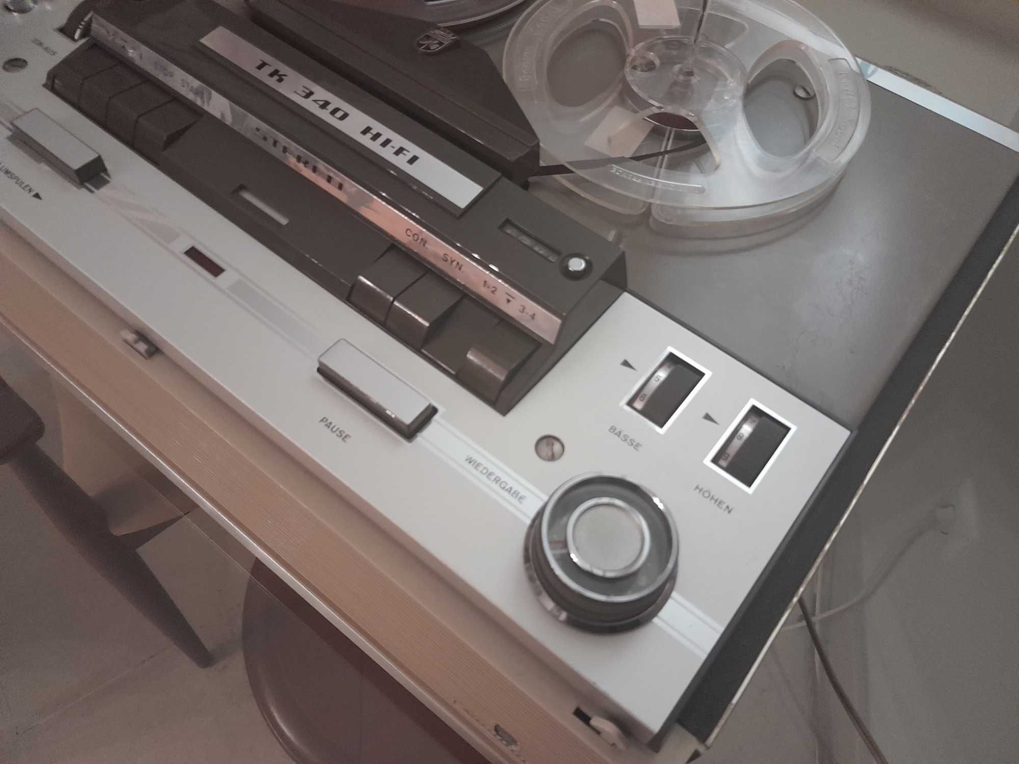 Gravador de bobines GRUNDIG, de 1967