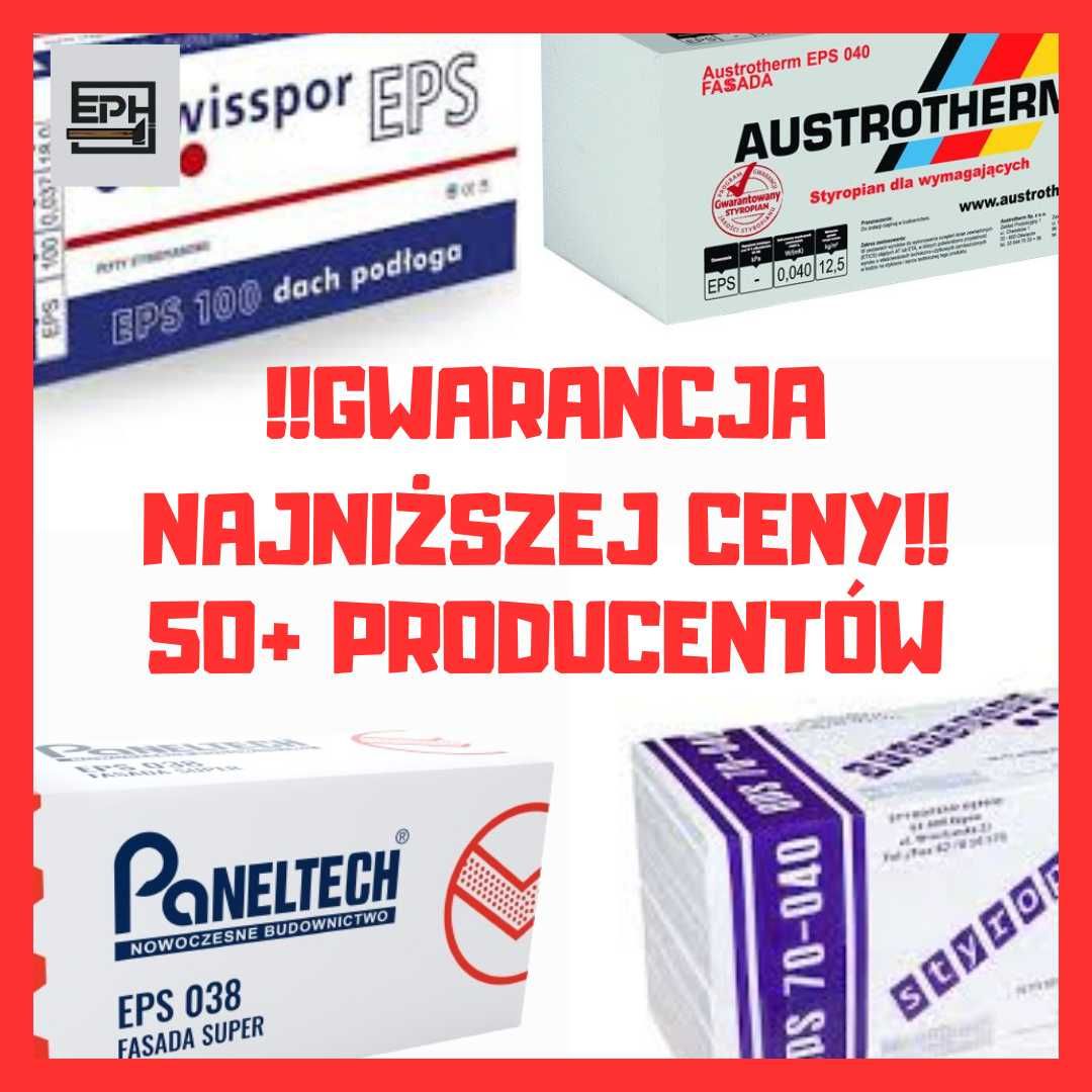 Gwarantujemy najniższą cenę !! STYROPIAN 50 producentów dostawa GRATIS