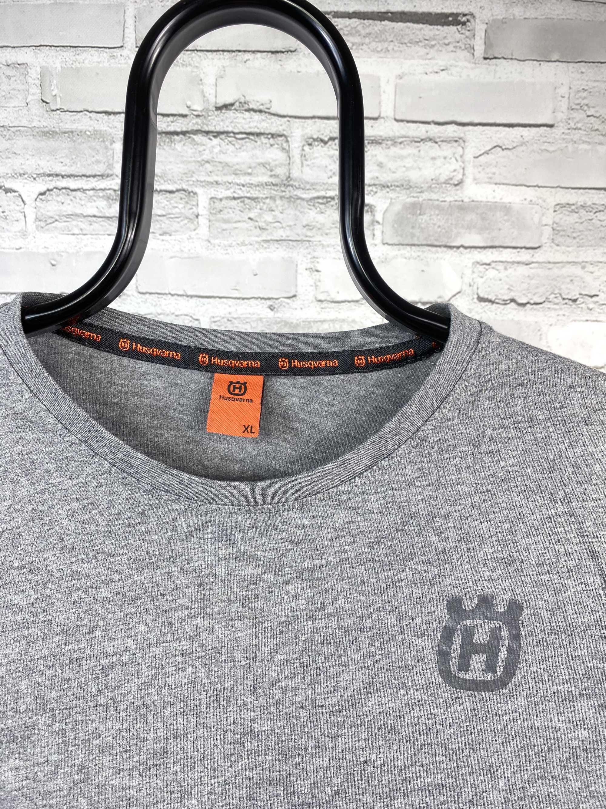 HUSQVARNA T-Shirt Koszulka Męska Bawełniana Super Stan_M_L_