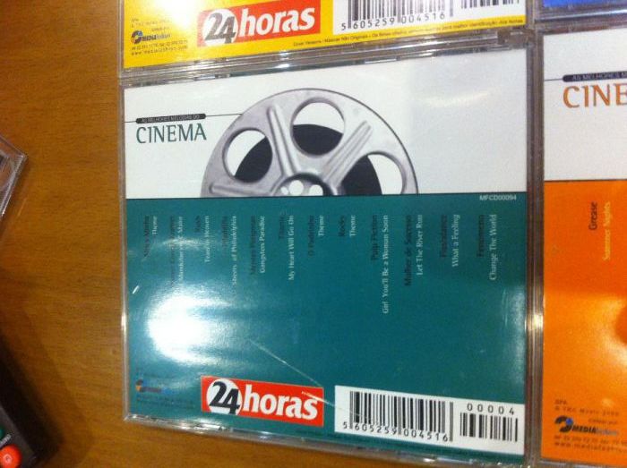 Conjunto de 6 CDS de Melhores bandas sonoras