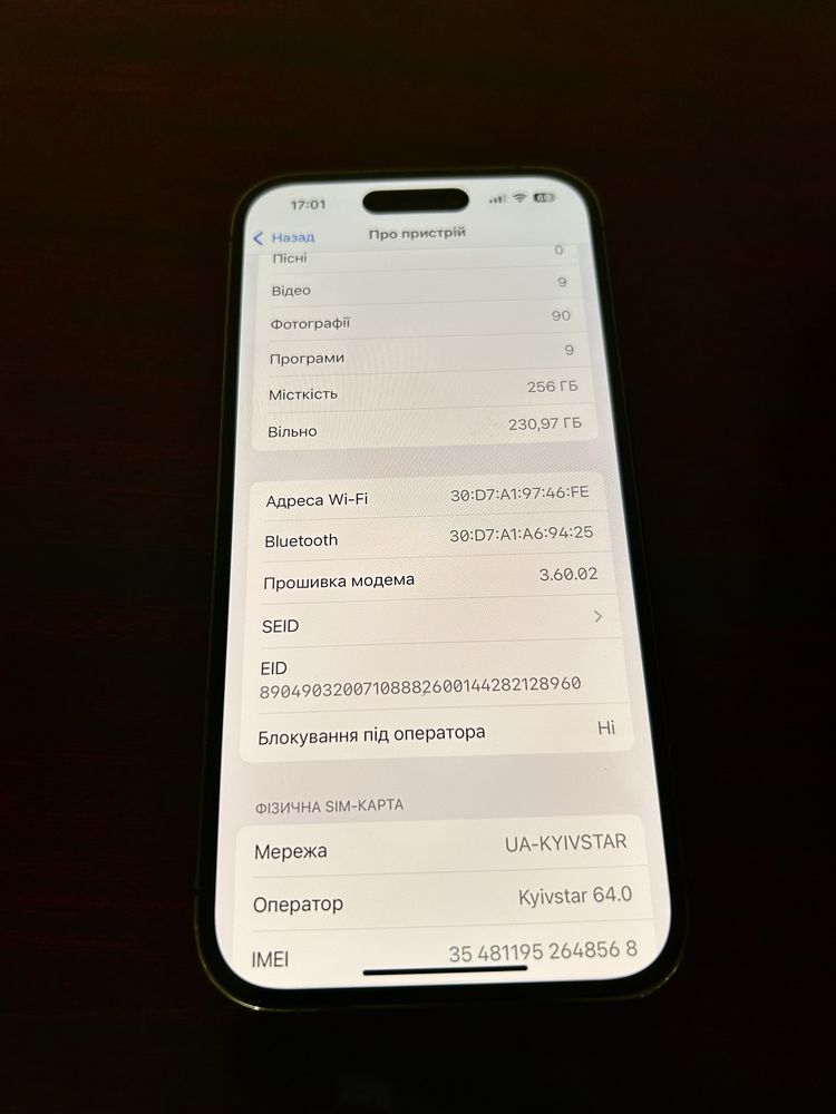 IPhone 14 Pro 256 GB Neverlock