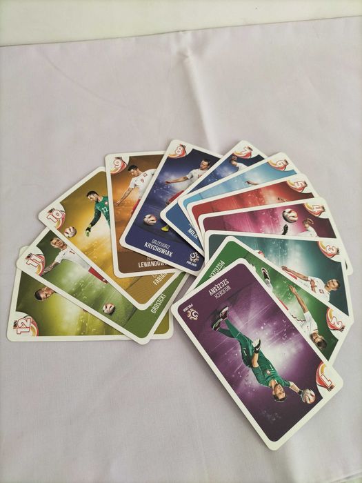 Sprzedam 12 kart pilkarzy polskich - Z EURO 2018 r. ! NOWE ! Okazja !